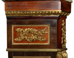 Jean Henri Riesener FRENCH ORMOLU MOUNTED AND MARBLE TOP PEDESTALS AFTER RIESENER 19TH CENTURY - 3537714