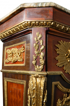 Jean Henri Riesener FRENCH ORMOLU MOUNTED AND MARBLE TOP PEDESTALS AFTER RIESENER 19TH CENTURY - 3537736