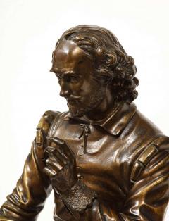 Jean Jules B Salmson Bronze Sculpture of William Shakespeare Seated with Books 1870 - 2137757