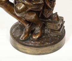 Jean Jules B Salmson Bronze Sculpture of William Shakespeare Seated with Books 1870 - 2137760