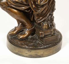 Jean Jules B Salmson Bronze Sculpture of William Shakespeare Seated with Books 1870 - 2137761