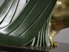 Jean Lormier Large Art Deco Bronze Dancer by Jean Lormier Art Deco Collection - 4291025