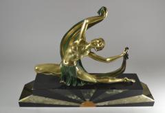 Jean Lormier Large Art Deco Bronze Dancer by Jean Lormier Art Deco Collection - 4291030