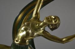 Jean Lormier Large Art Deco Bronze Dancer by Jean Lormier Art Deco Collection - 4291032