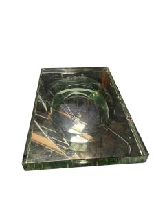 Jean Luce 1930s Saint Gobain glass vide poche attributed to Jean Luce - 4362926