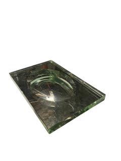 Jean Luce 1930s Saint Gobain glass vide poche attributed to Jean Luce - 4363404