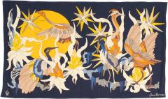 Jean Lurcat Jean Lurc at Mid Century French Tapestry Signed by Jean Lur at Artist Designer 3 11 x 6 6  - 4249468