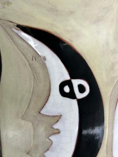 Jean Lurcat Jean Lurc at Monumental French Jean Lurcat Enameled Ceramic Vase 13 25 Signed on Base - 4614950