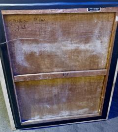 Jean Mathieu Le Collier d A cha by Jean Mathieu 1933 Oil on Burlap - 4372683