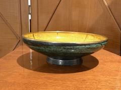 Jean Mayodon Yellow Ceramic bowl by Jean Mayodon - 4778919