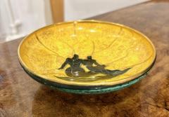Jean Mayodon Yellow Ceramic bowl by Jean Mayodon - 4778921