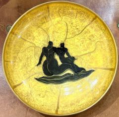 Jean Mayodon Yellow Ceramic bowl by Jean Mayodon - 4778923