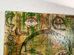 Jean Michel Basquiat MODERN BASQUIAT STYLE MIXED MEDIA PAINTING SIGNED - 4691317
