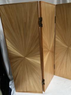 Jean Michel Frank 1980s Straw marquetry Wind screen in the style of Jean Michel Frank - 3940580