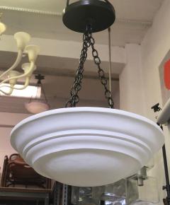 Jean Michel Frank 2 French Modern Neoclassical Plaster Pendants Flush Mounts Jean Michel Frank - 1568472