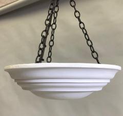 Jean Michel Frank 2 French Modern Neoclassical Plaster Pendants Flush Mounts Jean Michel Frank - 1568474
