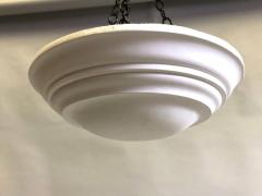 Jean Michel Frank 2 French Modern Neoclassical Plaster Pendants Flush Mounts Jean Michel Frank - 1568476