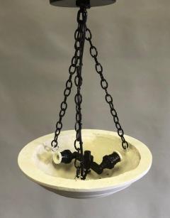 Jean Michel Frank 2 French Modern Neoclassical Plaster Pendants Flush Mounts Jean Michel Frank - 1568482