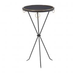 Jean Michel Frank A Gueridon style iron bronze drinks table in the manner of Jean Michel Frank  - 4442022