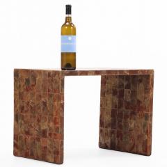 Jean Michel Frank A Mica Covered Waterfall Coffee Table in the Manner of Jean Michel Frank - 4648894
