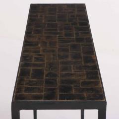 Jean Michel Frank A Mica Wrought Iron Console Table in the manner of Jean Michel Frank  - 4137453