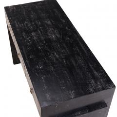 Jean Michel Frank A Minimalist Art Deco style Dark Cerused Oak Writing Desk  - 4372846