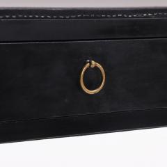 Jean Michel Frank A Painted Iron and Leather Writing Desk in the manner of Jean Michel Frank  - 4431753