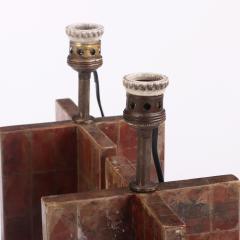 Jean Michel Frank A Pair of Mica Covered Table Lamps in the Manner of Jean Michel Frank  - 4540928