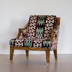 Jean Michel Frank A Pair of Simulated Rosewood Armchairs in the manner of Jean Michel Frank 1970s - 3104704