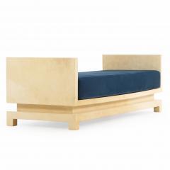 Jean Michel Frank A Parchment Covered Daybed Bench in the manner of Jean Michel Frank  - 4363717