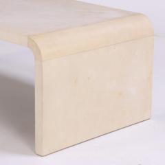 Jean Michel Frank A Parchment Waterfall Coffee Table in the manner of Jean Michel Frank  - 4026690