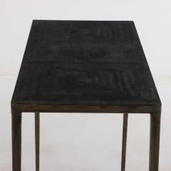 Jean Michel Frank A Wrought Iron Console Table in the Manner of Jean Michel Frank Contemporary  - 3784330