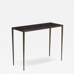Jean Michel Frank A Wrought Iron Console Table in the Manner of Jean Michel Frank Contemporary  - 3789121