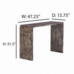 Jean Michel Frank A cerused oak console table in the manner of Jean Michel Frank Contemporary - 4137444