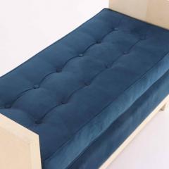 Jean Michel Frank A large parchment covered upholstered bench in the manner of Jean Michel Frank  - 4026615