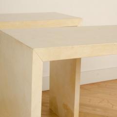 Jean Michel Frank A pair of console tables covered in parchment in the manner of Jean Michel Frank - 1757919