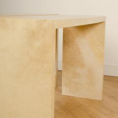 Jean Michel Frank A pair of console tables covered in parchment in the manner of Jean Michel Frank - 1757968