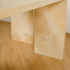 Jean Michel Frank A pair of console tables covered in parchment in the manner of Jean Michel Frank - 1758000