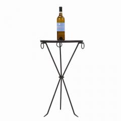 Jean Michel Frank A pair of iron and mahogany drinks tables in the manner of Jean Michel Frank  - 4227697