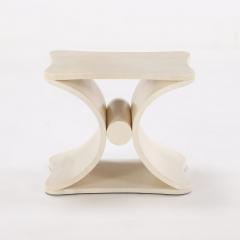 Jean Michel Frank A parchment covered stool or end table in the manner of Jean Michel Frank  - 3594831
