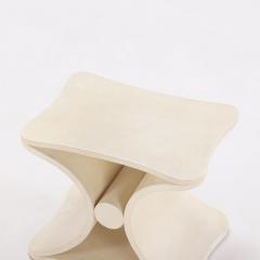 Jean Michel Frank A parchment covered stool or end table in the manner of Jean Michel Frank  - 3594834