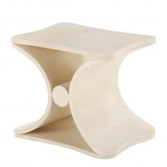 Jean Michel Frank A parchment covered stool or end table in the manner of Jean Michel Frank  - 4598367