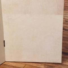 Jean Michel Frank A three panel parchment covered folding screen in manner of Jean Michel Frank  - 4119141