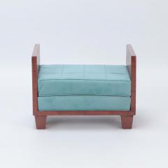 Jean Michel Frank A wooden upholstered bench in the manner of Jean Michel Frank contemporary  - 3269470