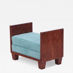 Jean Michel Frank A wooden upholstered bench in the manner of Jean Michel Frank contemporary  - 3272033