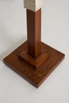 Jean Michel Frank Art Deco Oak and Velum Floor Lamp - 2265702