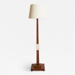 Jean Michel Frank Art Deco Oak and Velum Floor Lamp - 2267133