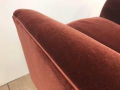 Jean Michel Frank Art Deco Style Mohair Lounge Chair Style of Jean Michel Frank - 934948