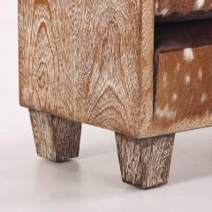 Jean Michel Frank Cerused Oak Cube Bench in the manner of Jean Michel Frank  - 4022354