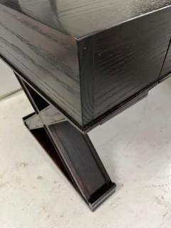 Jean Michel Frank Custom French Modern Neoclassical Carved and Cerused Oak Desk Jean Michel Frank - 3248033